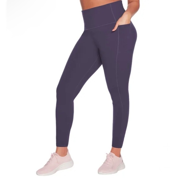 Skechers Ladies' GoStretch Luxe Tight Leggings Blue Medium - Picture 5 of 11